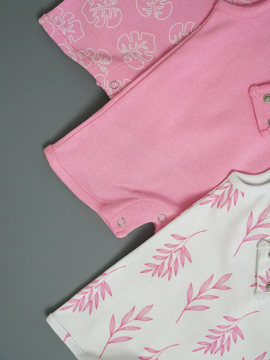 Песочник 3 шт Супер Пупс нбр/3прпе/Джордан/SK22розовыйлисточкиветочки - фото 23