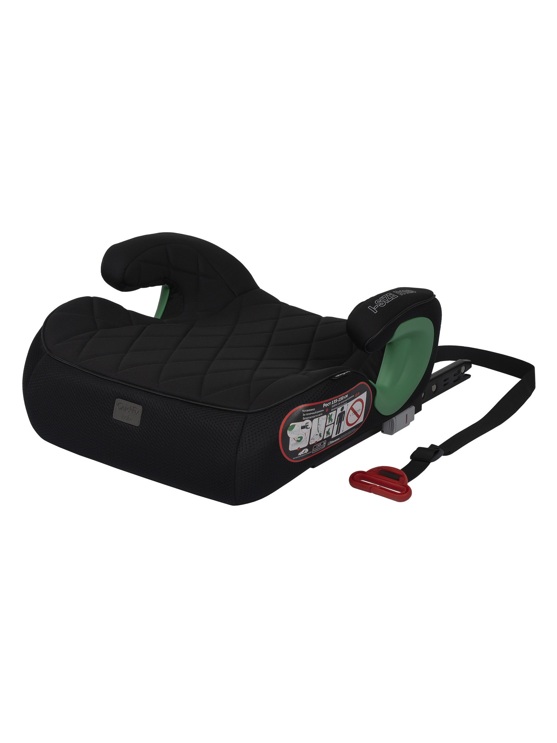 Автокресло Indigo QuickFix Isofix 3 (22-36 кг) черный - фото 9