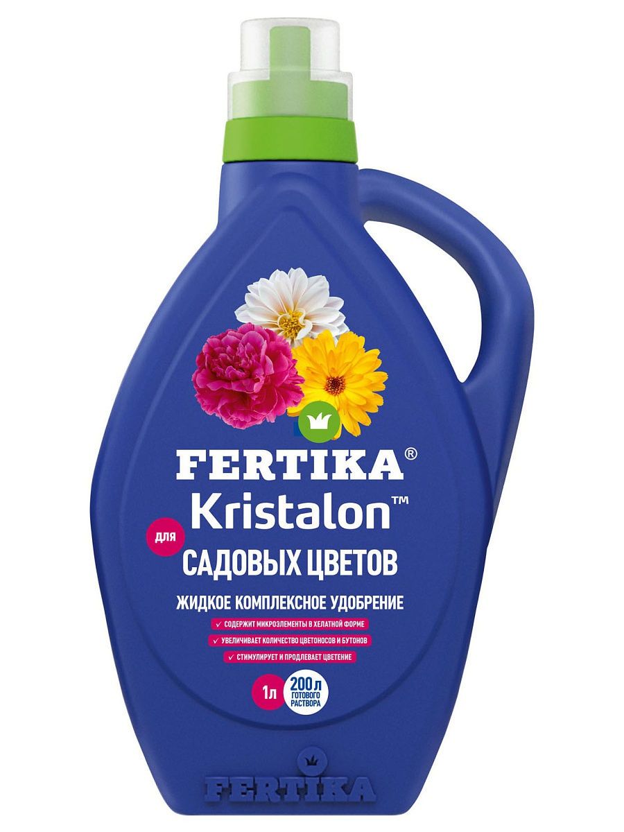Комплексное удобрение FERTIKA Kristalon для садовых цветов 1 л - фото 1