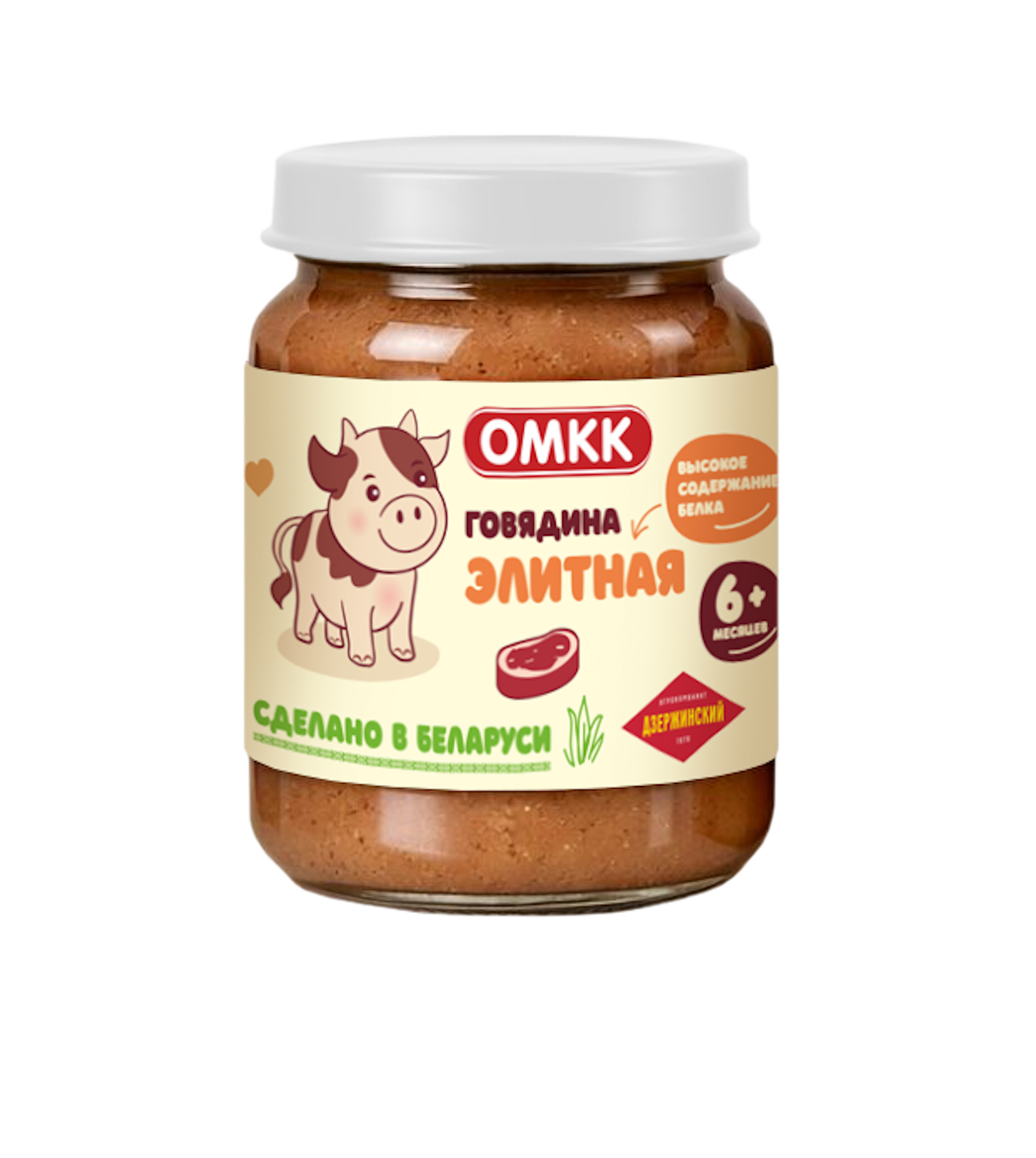 Готовый обед ОМКК Говядина с 6 мес 90 г - фото 1