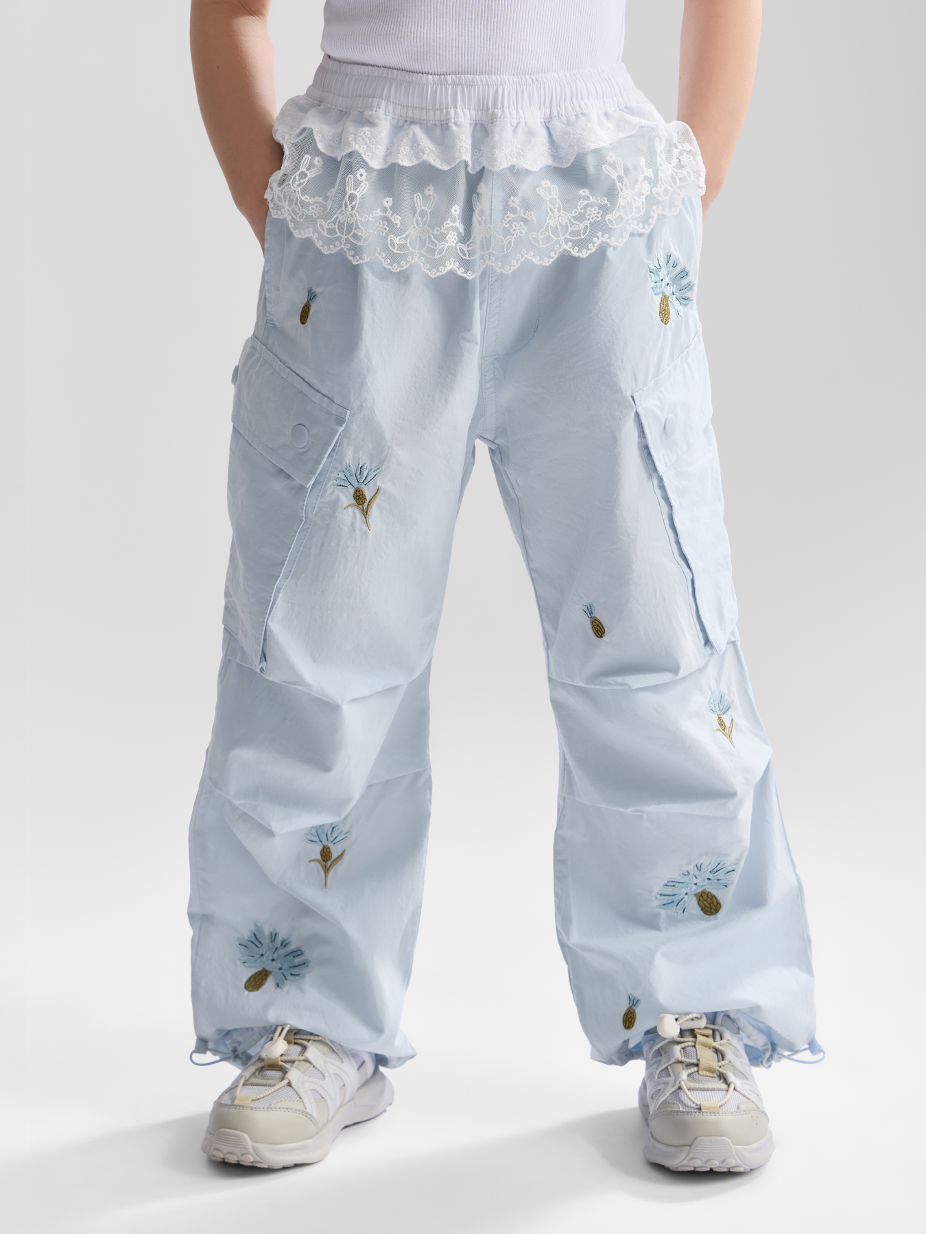 Изображение товара Брюки Happy Baby Детские джоггеры с карманами и регулируемым поясом