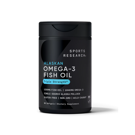 БАД жирные кислоты Sports Research Омега 3 1040 мг