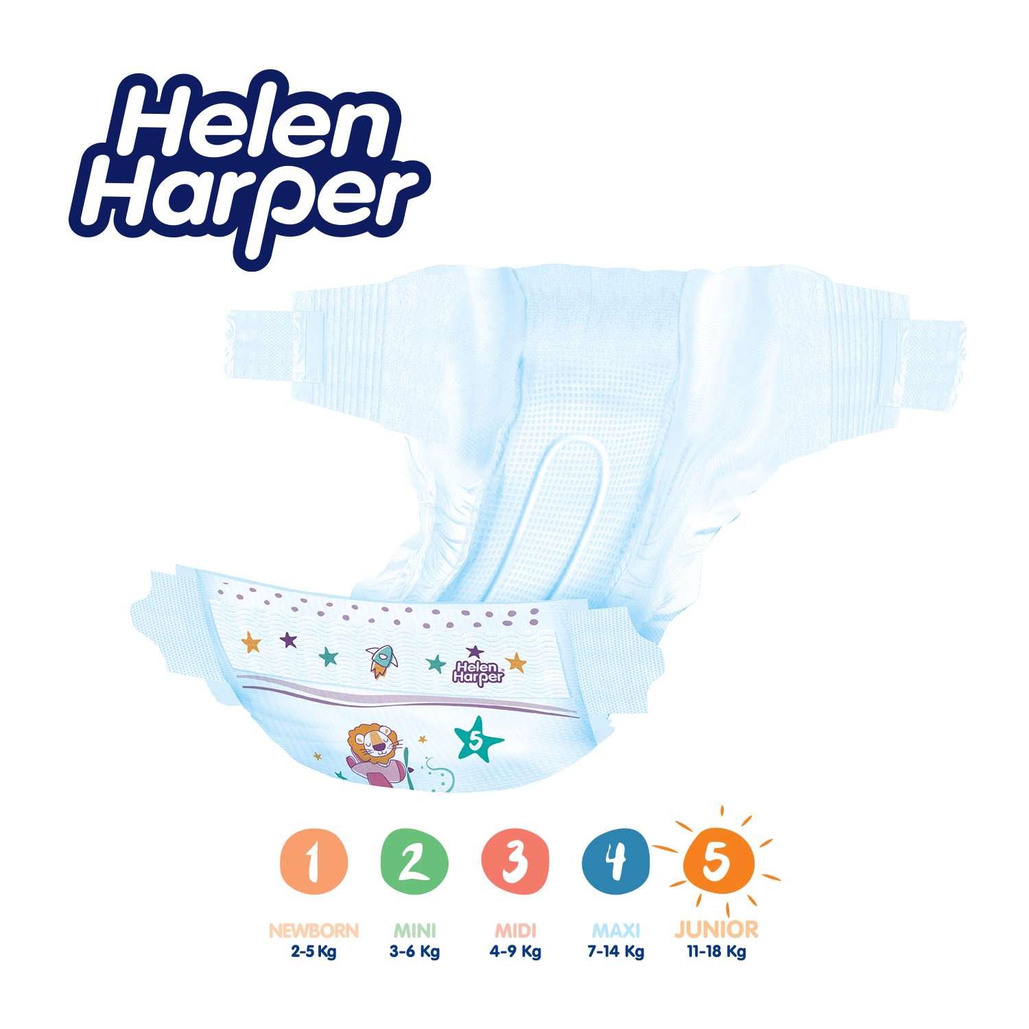 Подгузники Helen Harper 5 (11-18 кг) 68 шт. - фото 3