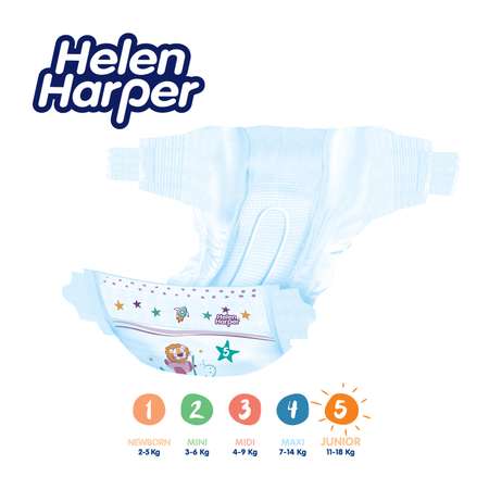 Подгузники Helen Harper 5 (11-18 кг) 68 шт.
