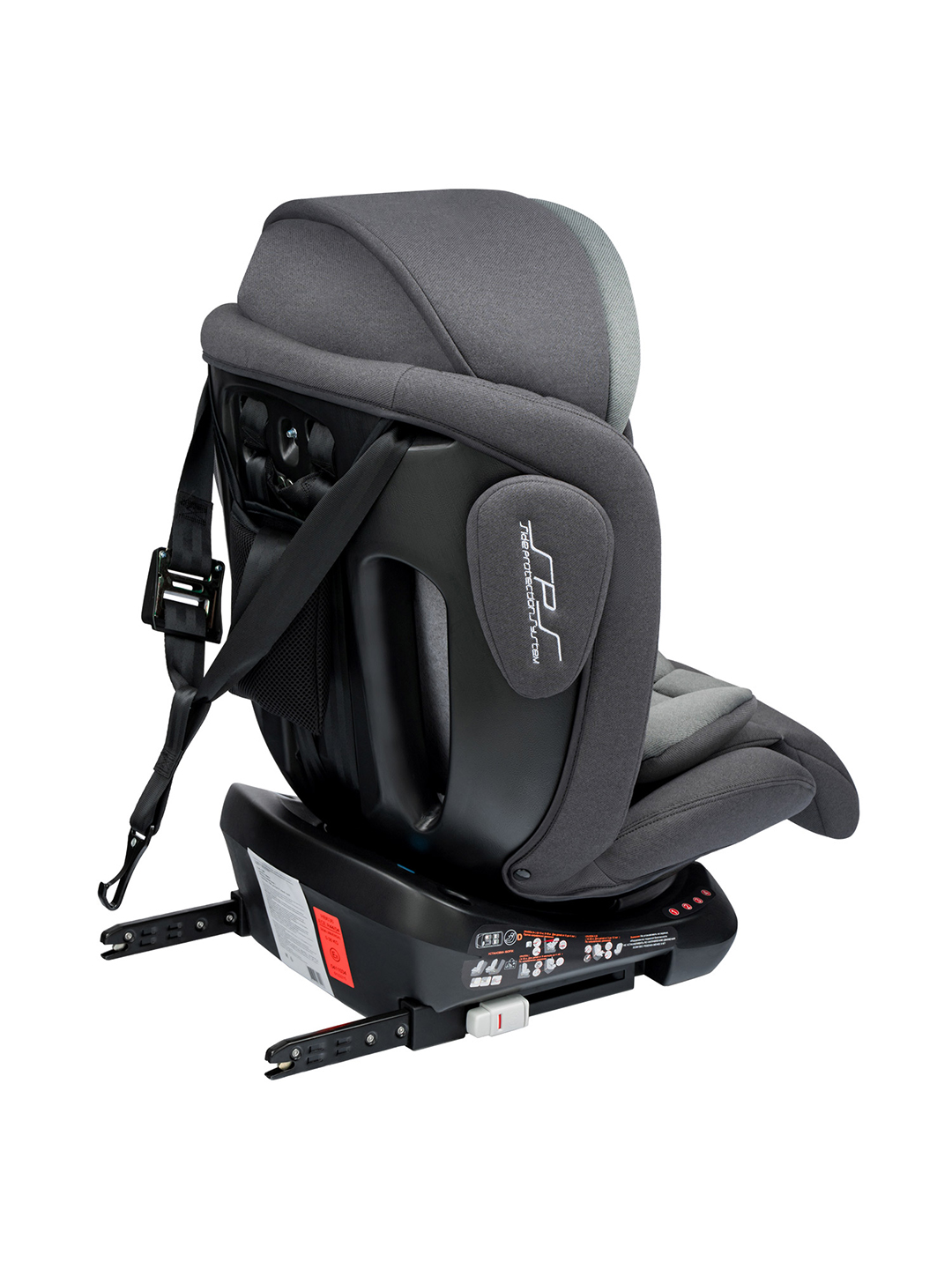 Автокресло Indigo SMART+ серый Isofix 0+/1/2/3 (0-36 кг) - фото 3