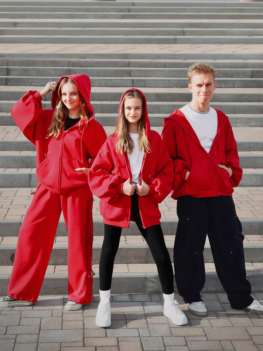 Толстовка Соль и Перец SP2601/красный - фото 4