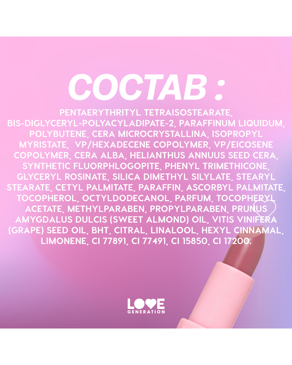 Бальзам для губ Love Generation Like a virgin тающая текстура, тон 04 сливовый, 4 г - фото 11
