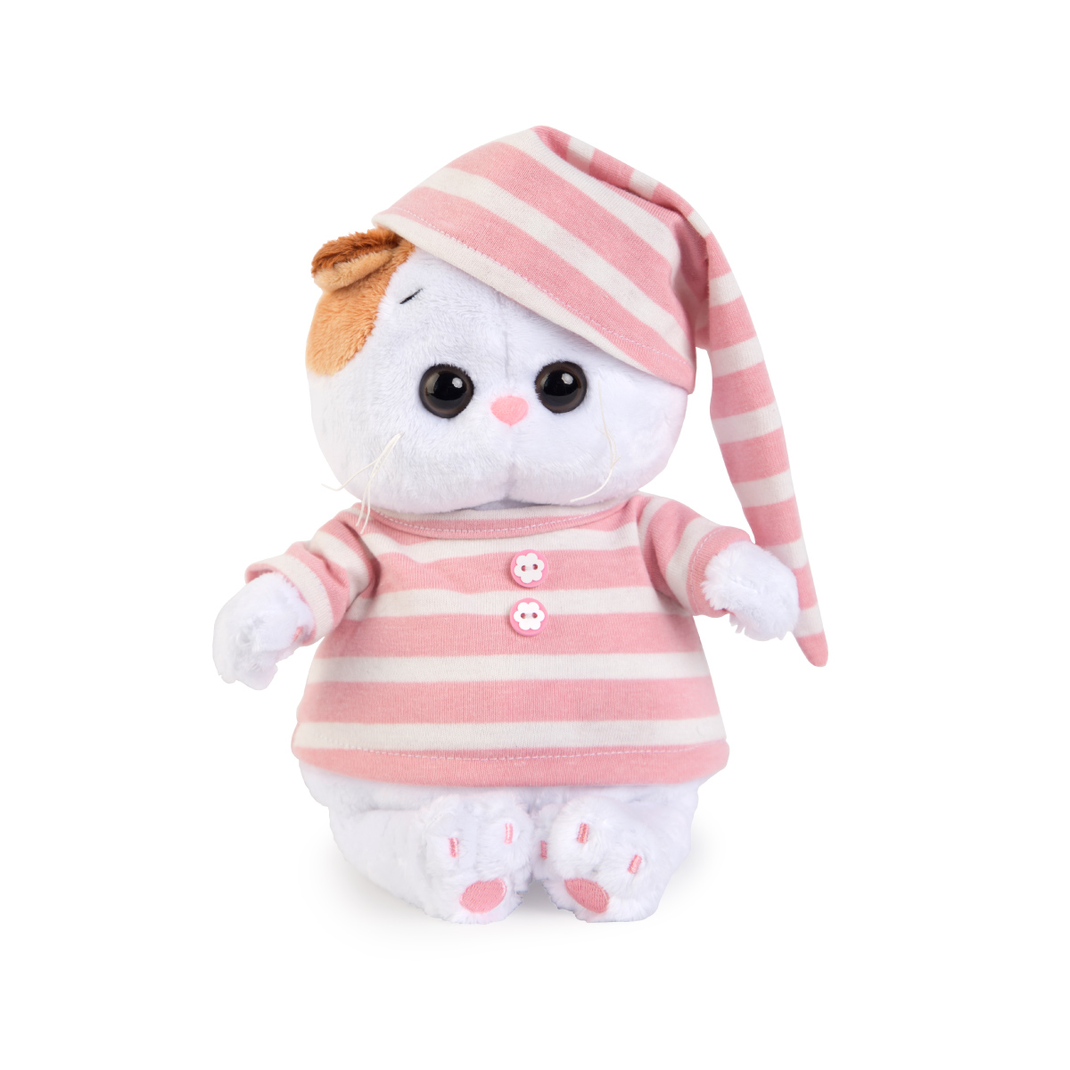 Мягкая игрушка BUDI BASA Ли-Ли baby в полосатой пижамке 20 см LB-005 - фото 1