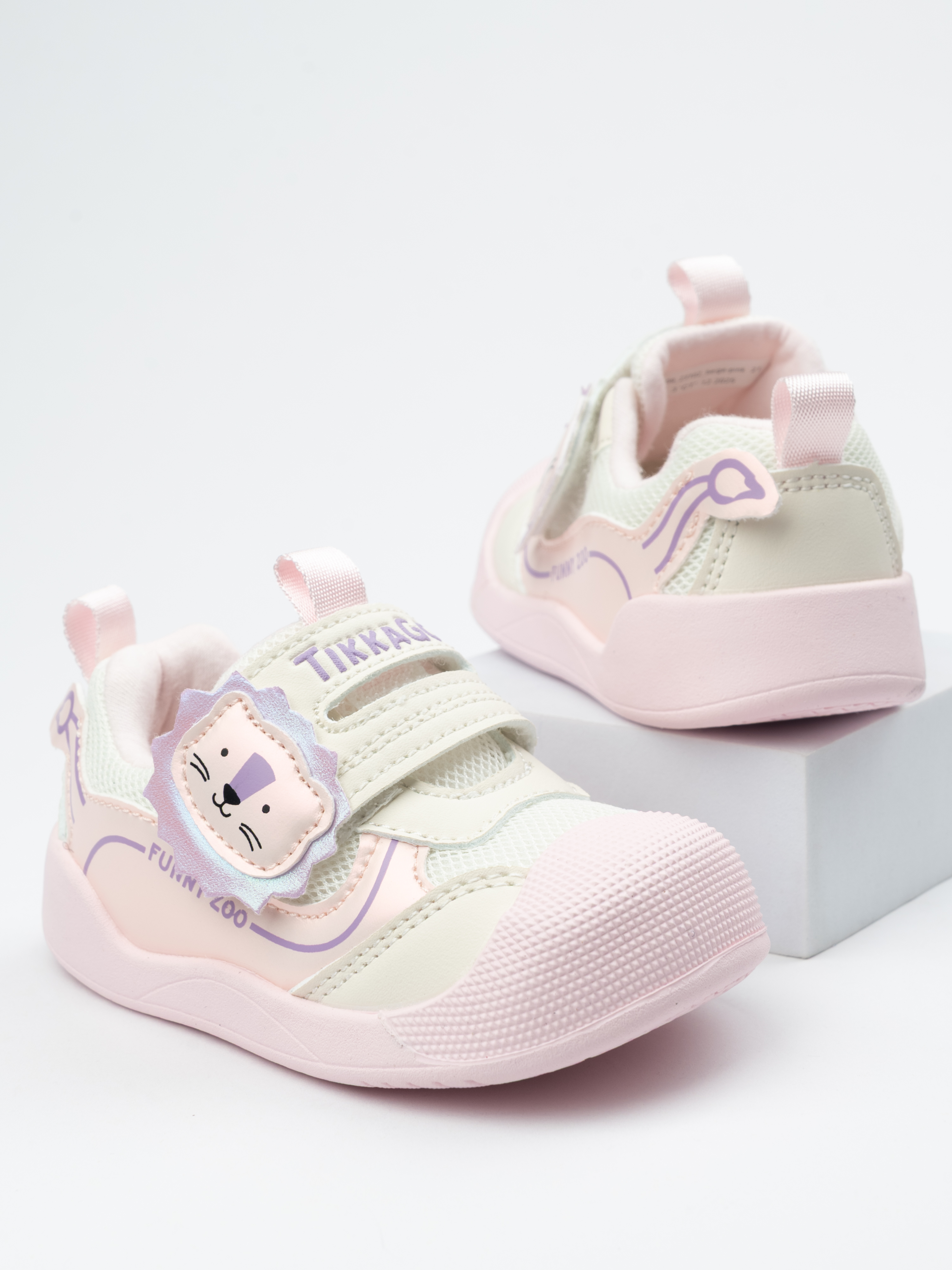 Кроссовки TikkaGo 2G09_23102_beige-pink - фото 2