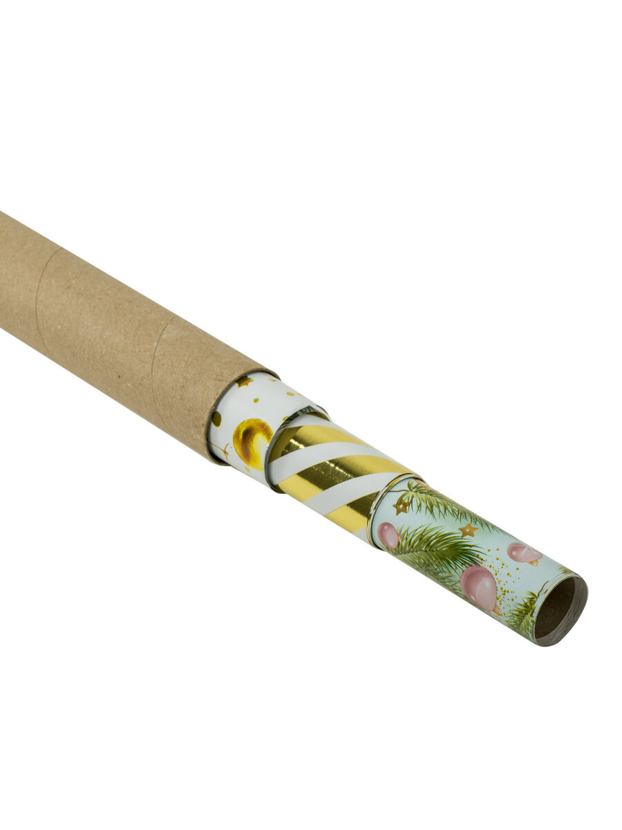 Упаковочная бумага Золотая сказка для новогодних подарков с эффектами 3 шт 70х100 см Golden Xmas - фото 14