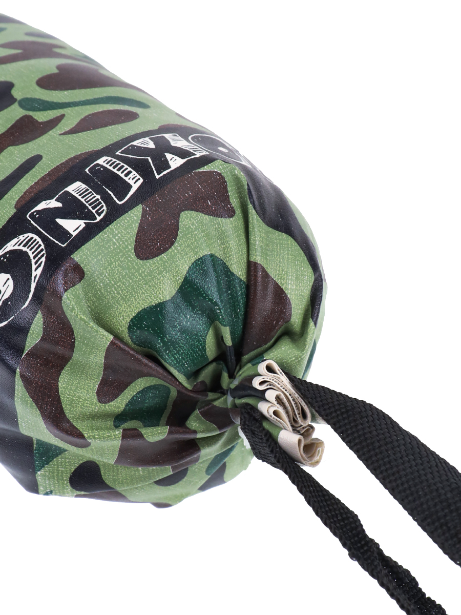 Набор для бокса Рыжий кот Военный / Груша 31 см / Перчатки / В сетке - фото 3