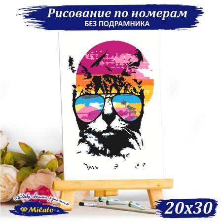 Картина по номерам Милато Кот Тик-Ток