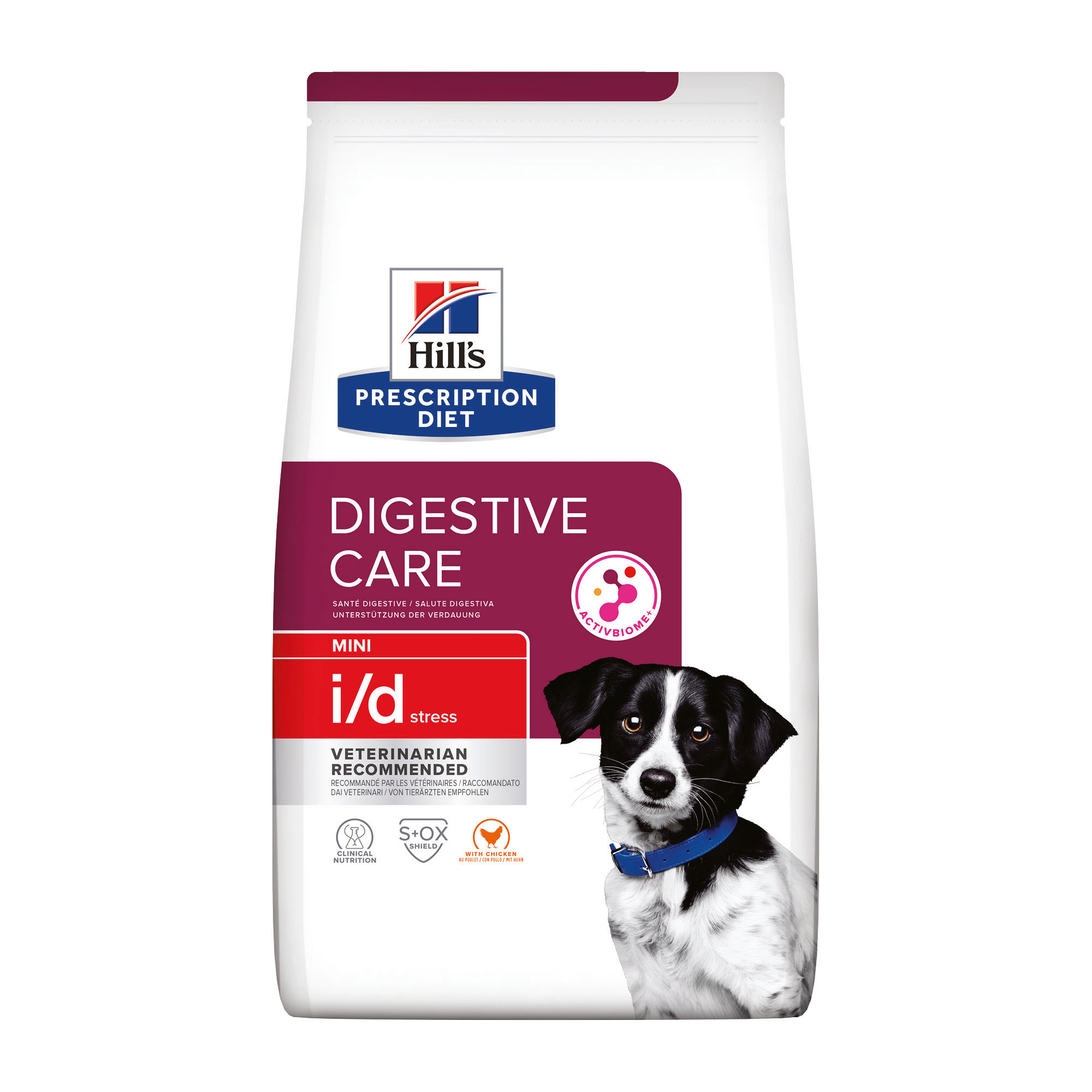 Корм для собак мелких пород HILLS 1кг Prescription Diet i/d Stress Mini при расстройствах жкт вызванных стрессом с курицей сухой - фото 1