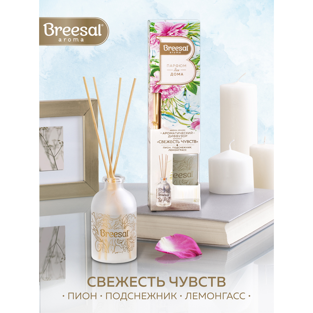 Ароматический диффузор Breesal Aromа Sphere Свежесть чувств 100 мл - фото 10