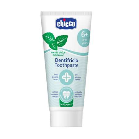 Зубная паста Chicco с фтором Мята
