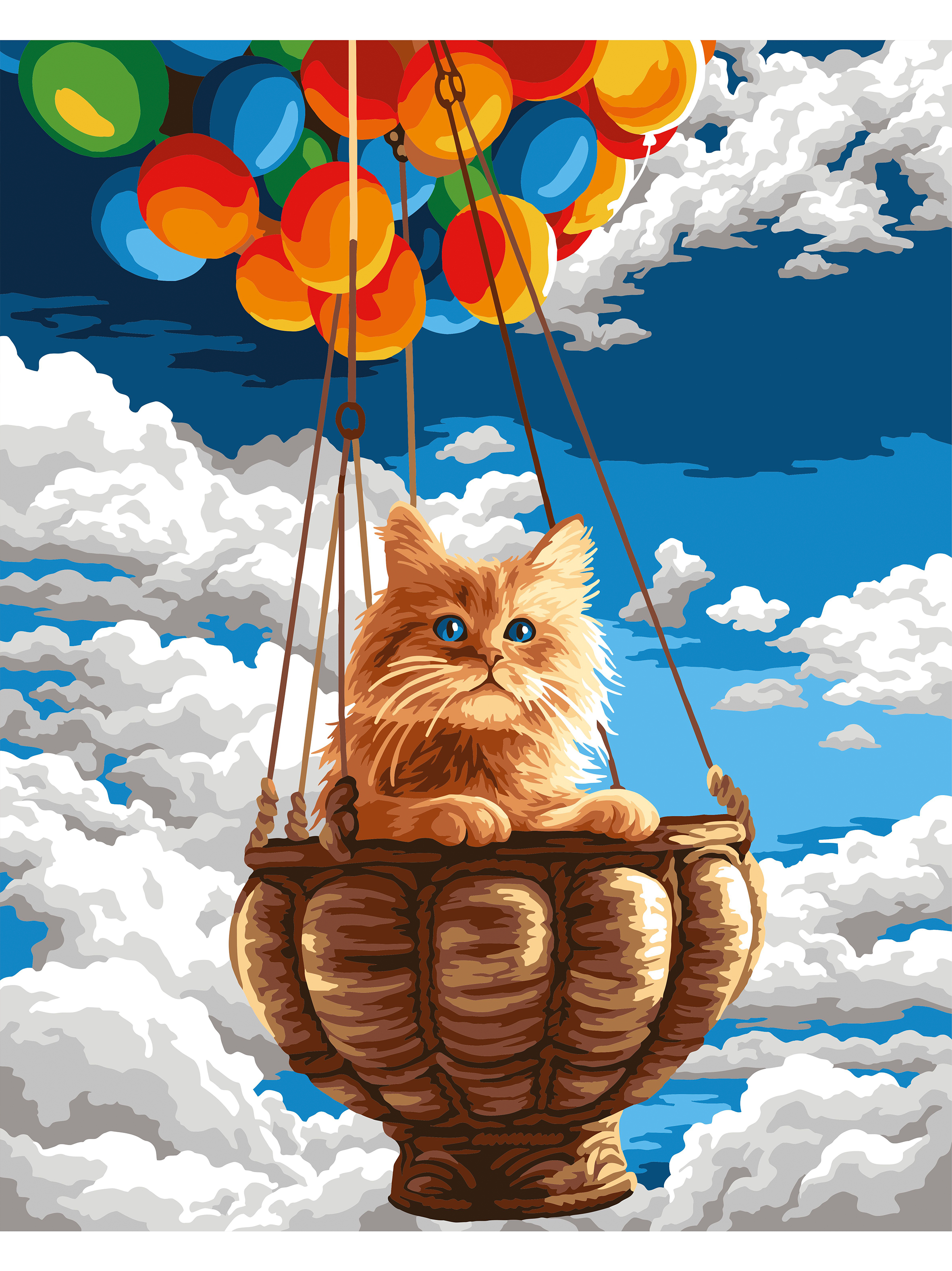 Картина по номерам Hobby Paint Полёт в корзинке в ассортименте - фото 2