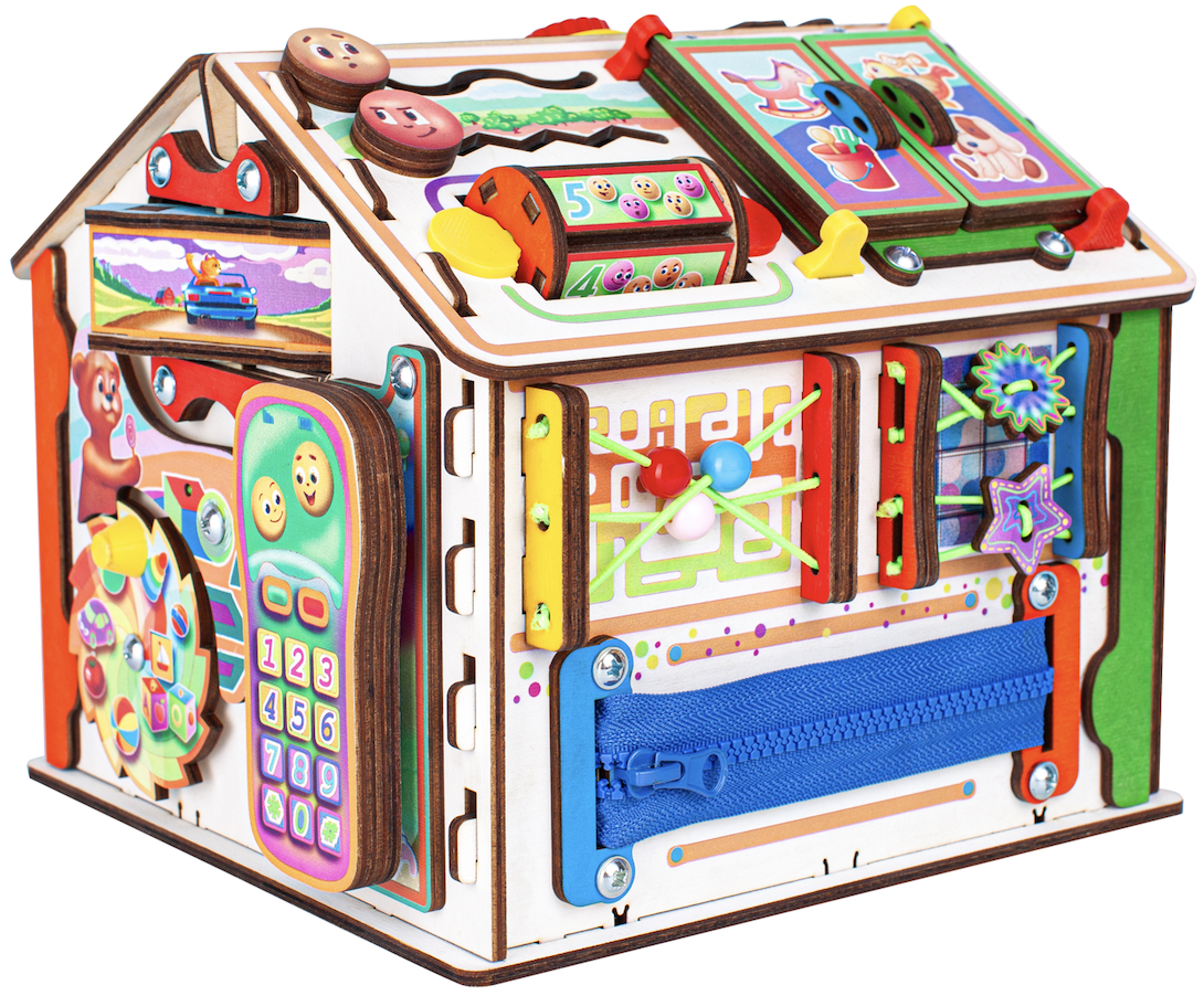 Игрушка Jolly Kids бизиборд Медовый - фото 7