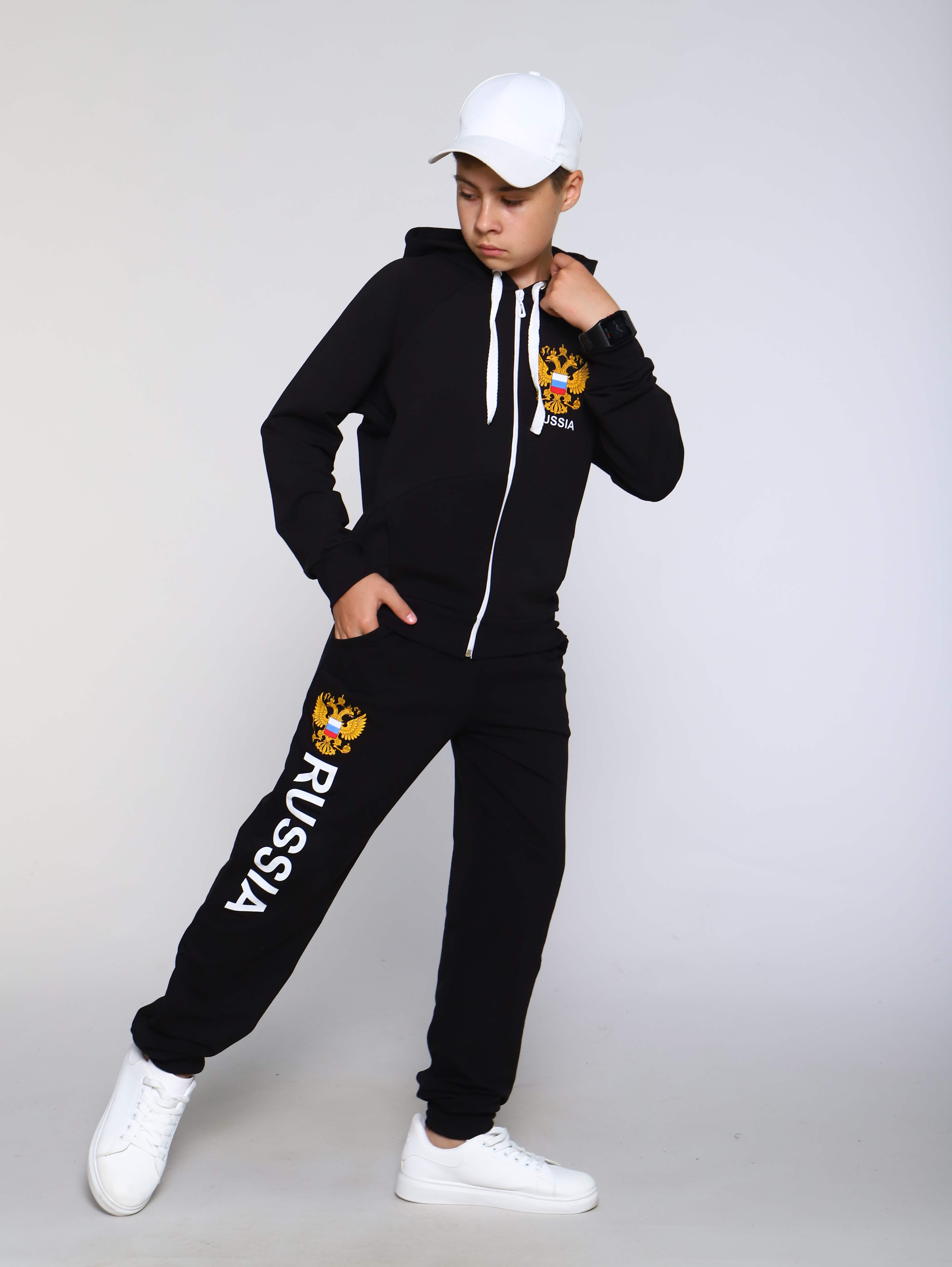 Костюм ЛАДОШКИ Костюм Марафон черный - фото 1