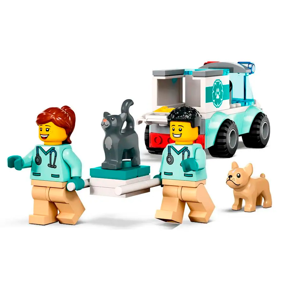 Конструктор LEGO City Спасатели-ветеринары 58 дет. - фото 5