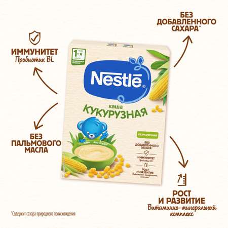 Каша Nestle безмолочная кукурузная 200 г с 5 месяцев