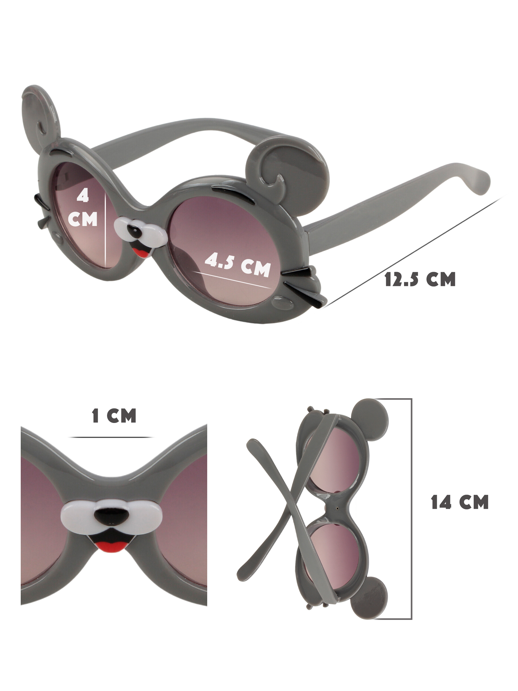 Очки солнцезащитные Little Mania KADT024-GRF - фото 6