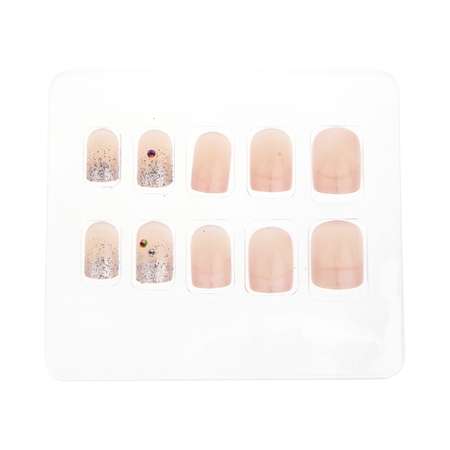 Накладные ногти LUKKY 8 Pink Silver
