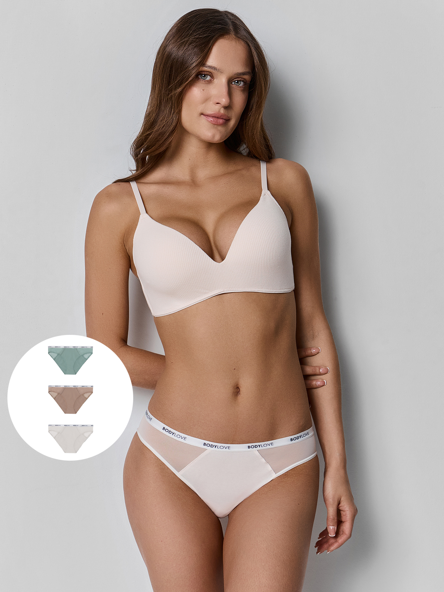 Трусы 3 шт Mark Formelle (Марк Формэль) 412474-3/мокачино - фото 1