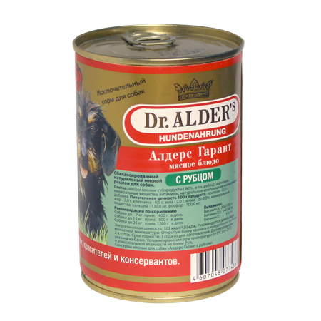 Паштет Dr.Alders Алдерс Гарант
