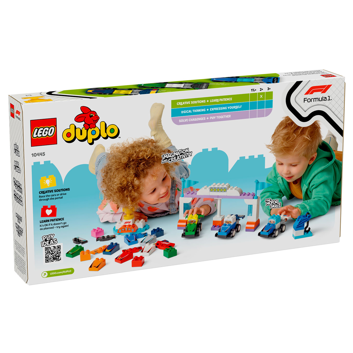 Конструктор LEGO DUPLO Гоночные автомобили и водители блочный - фото 11