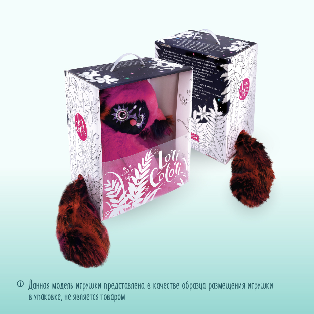 Мягкая игрушка BUDI BASA Лори Колори Джу мятный 30 см LR30-02 - фото 10
