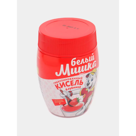 Кисель Белый мишка Клубника 300г