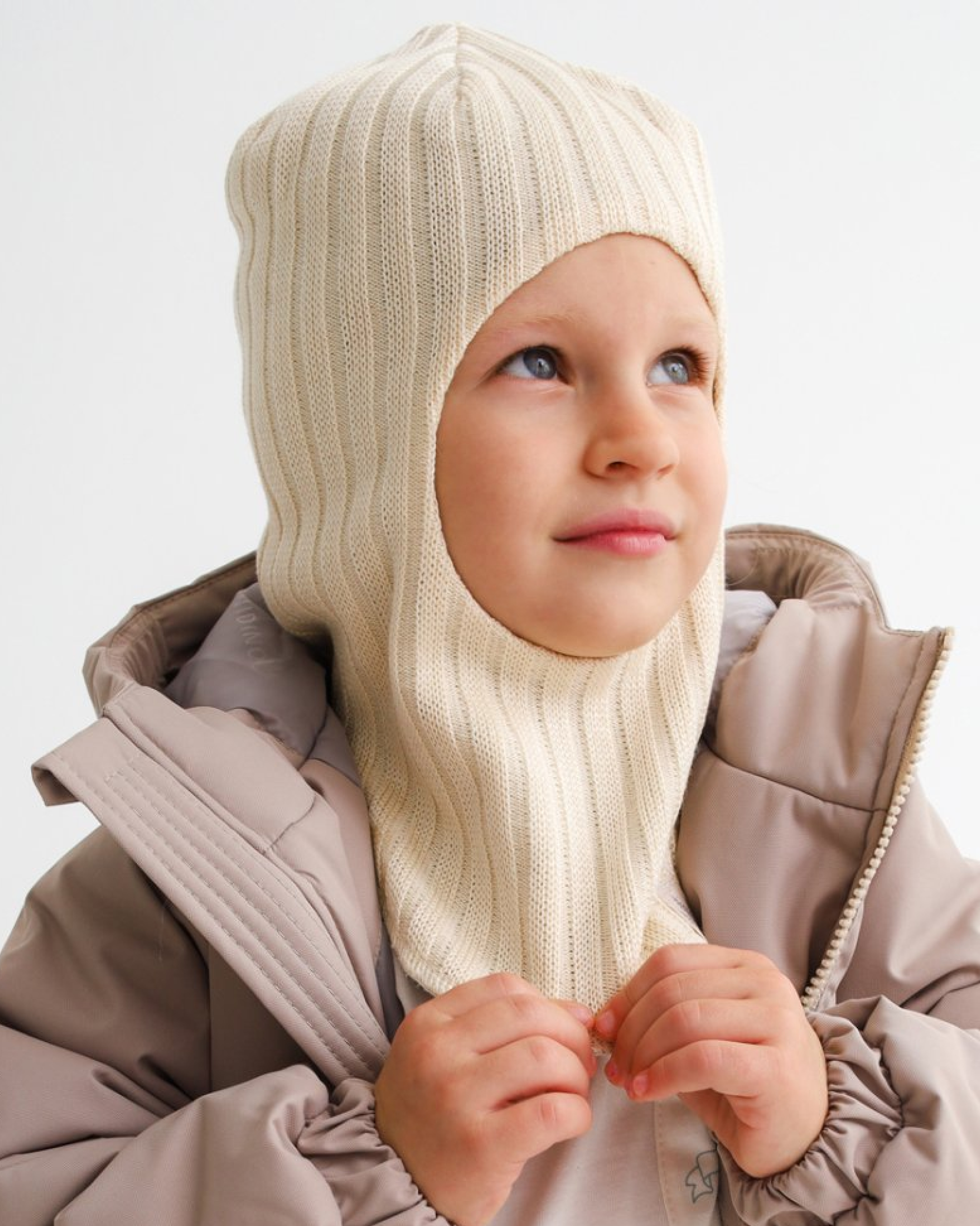 Изображение товара Шлем-шапка деми MINIDINO 53 для детей осень весна защита от холода и ветра