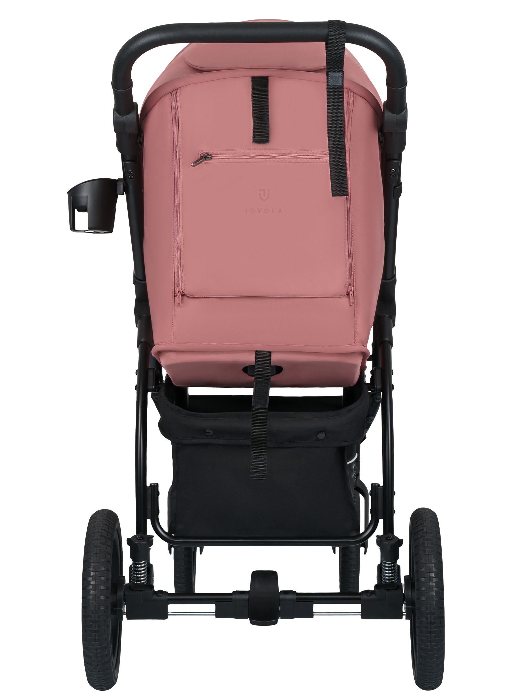 Коляска прогулочная JOVOLA Selena SL, всесезонная розовый - фото 22