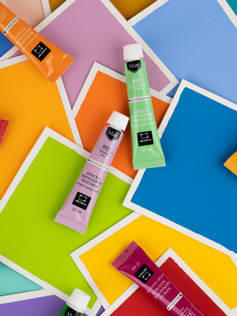 Краски акриловые Малевичъ 36 цв. - фото 16