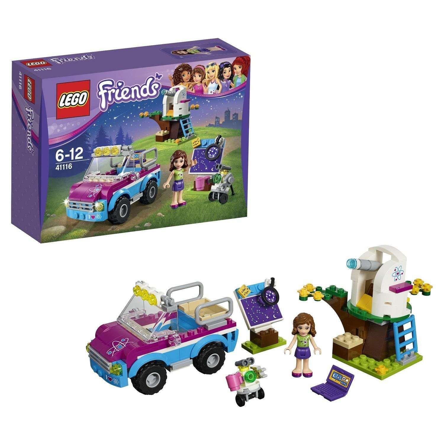 Конструктор LEGO Friends Звездное небо Оливии блочный - фото 1