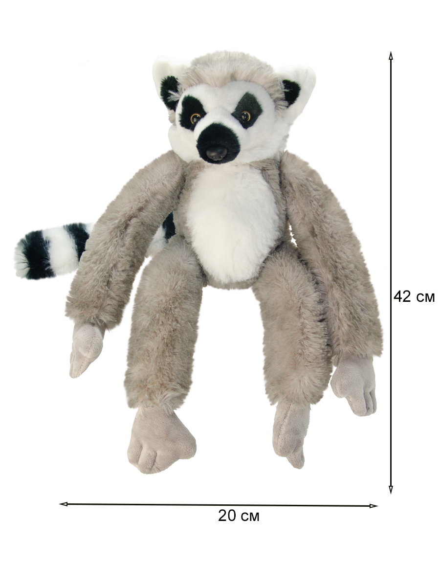 Мягкая игрушка All About Nature лемур - фото 2