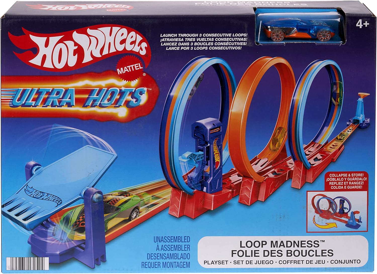 Трек Hot Wheels Безумные петли HPX93 - фото 5