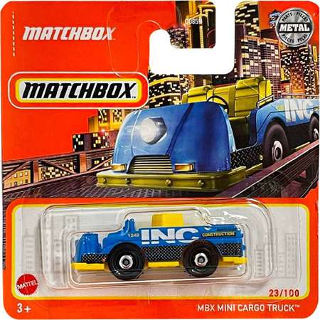 Автомобиль Matchbox MBX Mini Cargo Truck голубой
