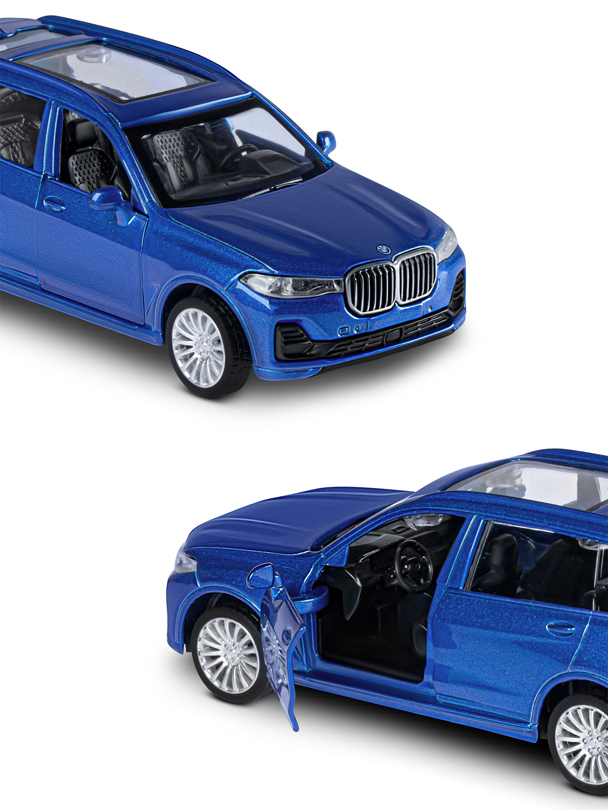 Внедорожник АВТОпанорама BMW X7 1:44 JB1251257 - фото 8