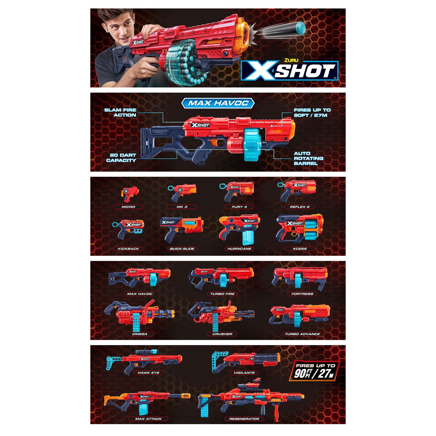 Бластер Zuru XSHOT  - фото 17