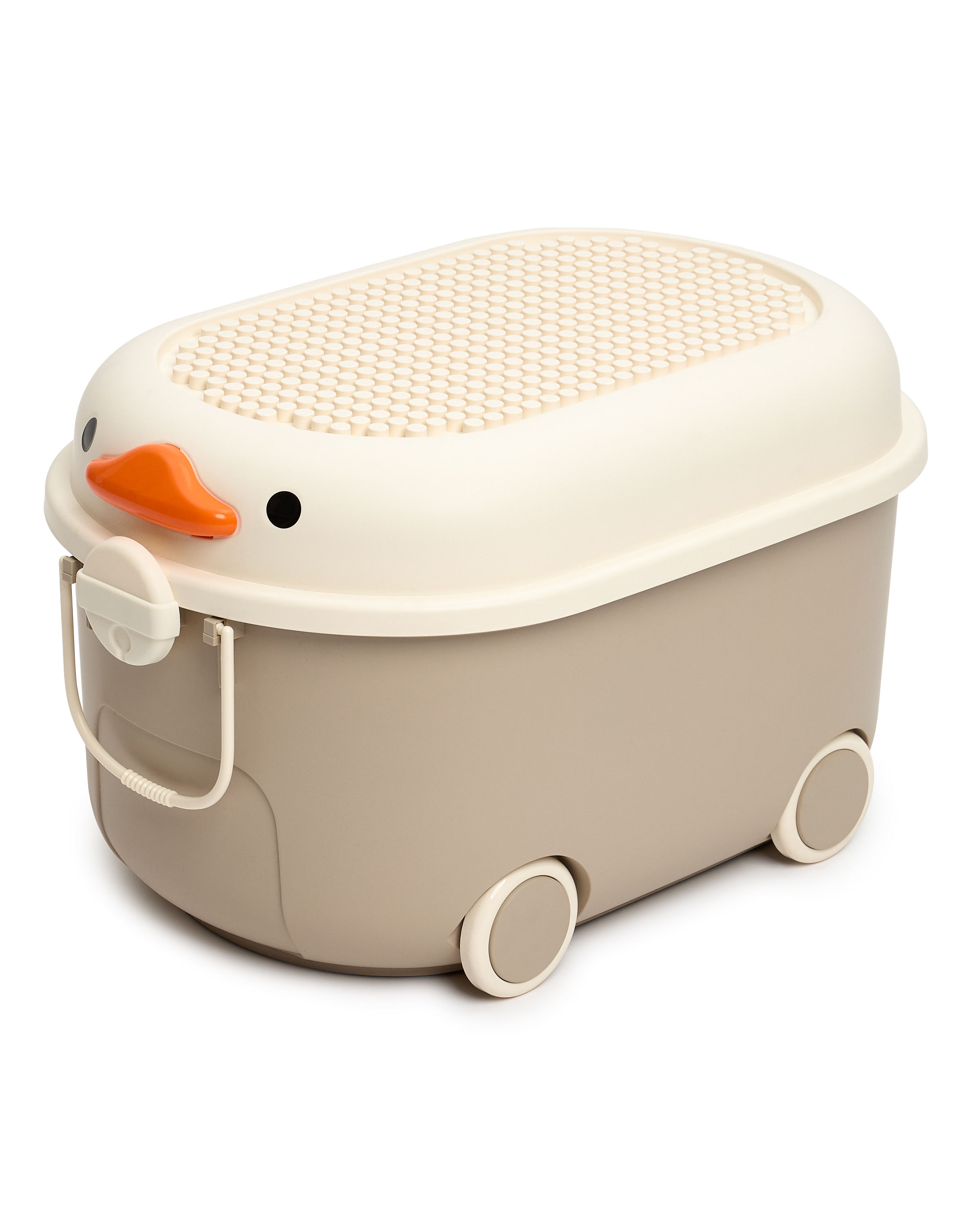 Ящик для хранения игрушек BabyGo серый - фото 1