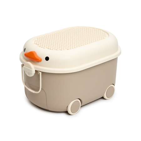 Ящик для хранения игрушек BabyGo серый