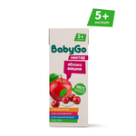 Нектар BabyGo Яблоко-вишня с 5 мес 0.2 л