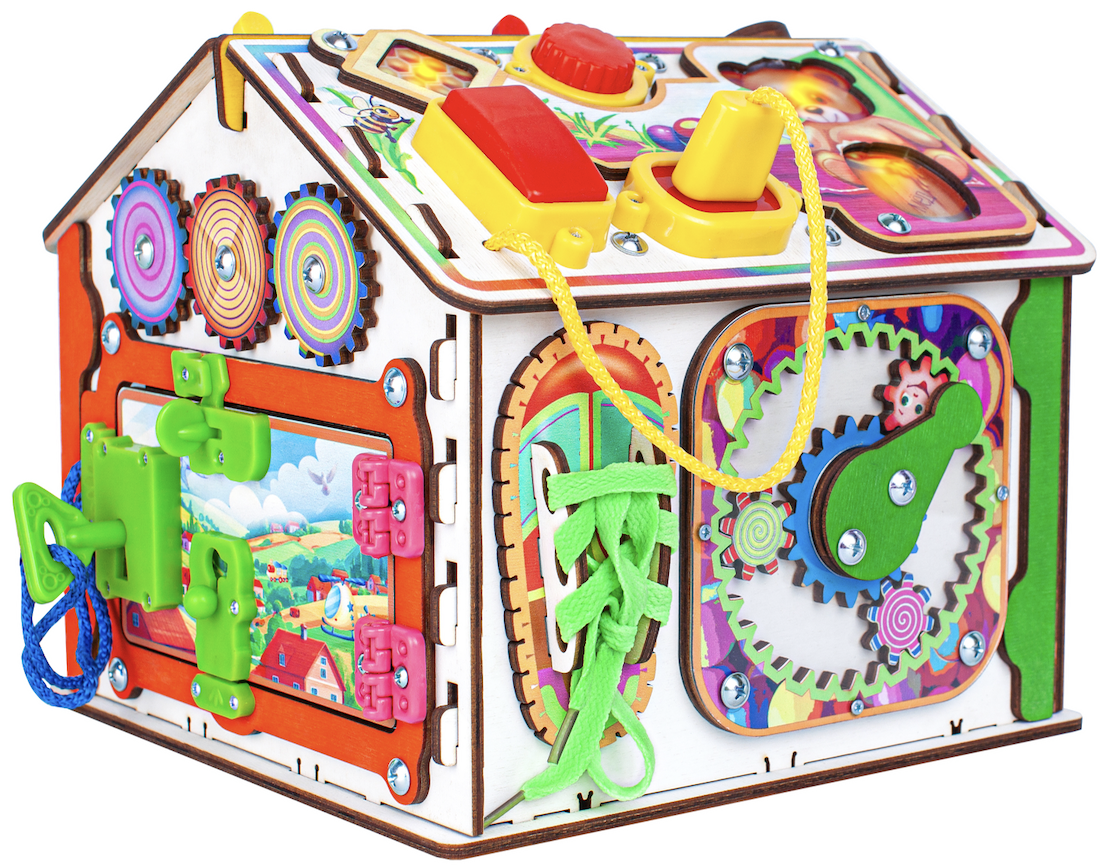 Игрушка Jolly Kids бизиборд Медовый - фото 1