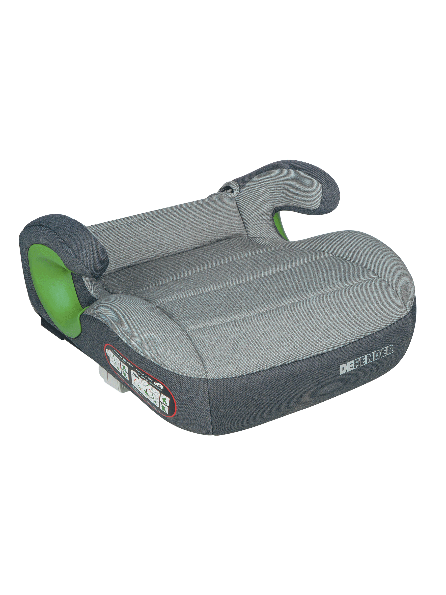 Автокресло Indigo DEFENDER, I-SIZE, светло-серый Isofix 2/3 (15-36 кг) - фото 18