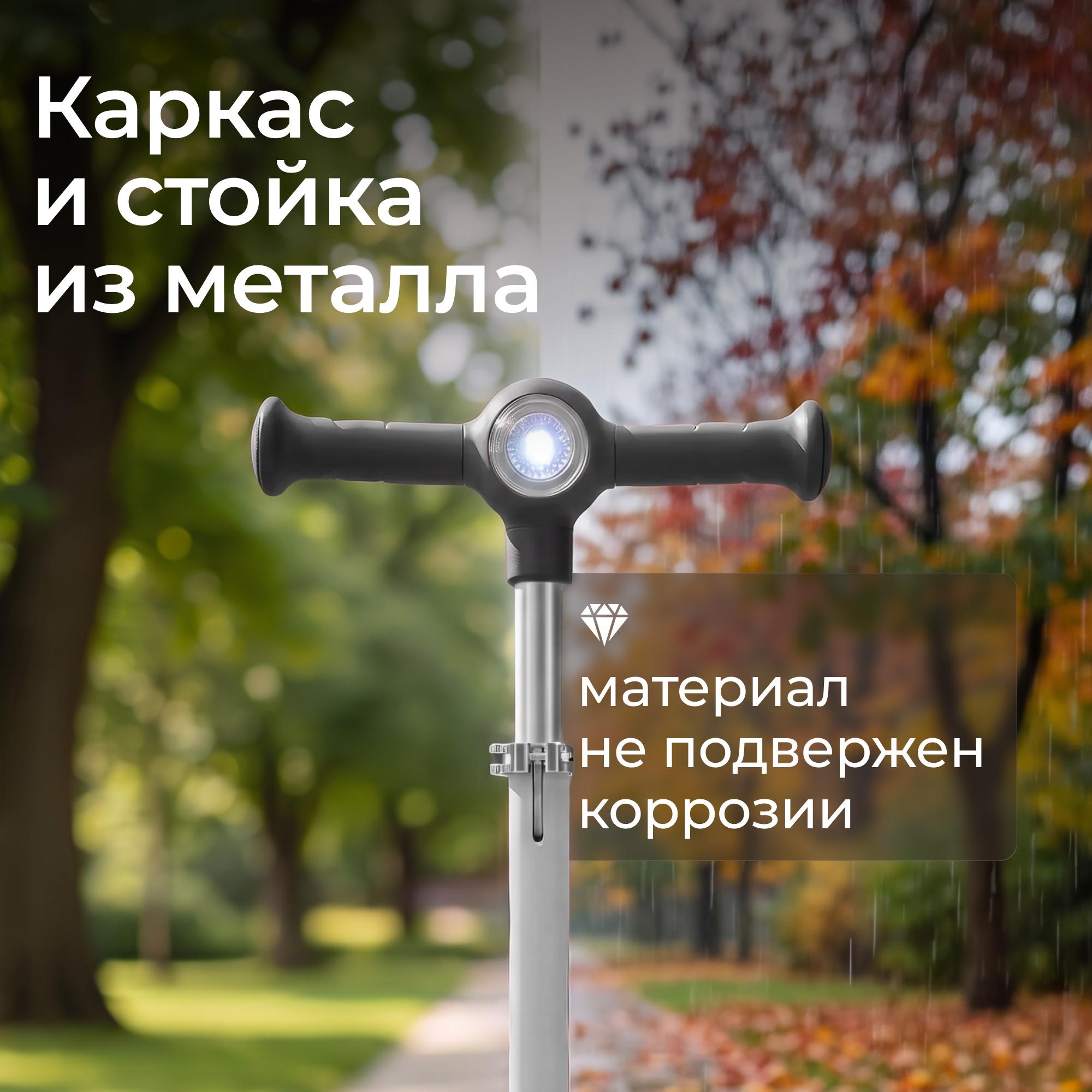 Самокат UNIX Kids трехколесный - фото 11