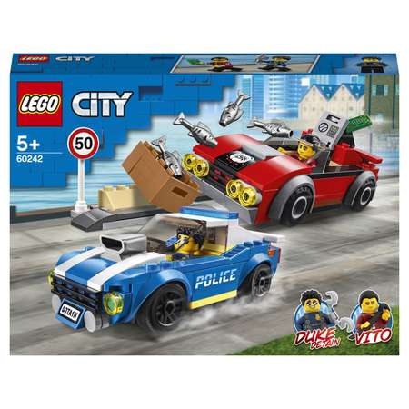 Конструктор LEGO City Police Арест на шоссе блочный