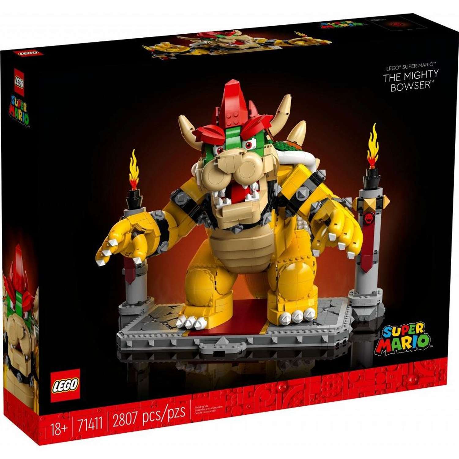 Конструктор LEGO Super Mario The Mighty Bowser блочный - фото 1