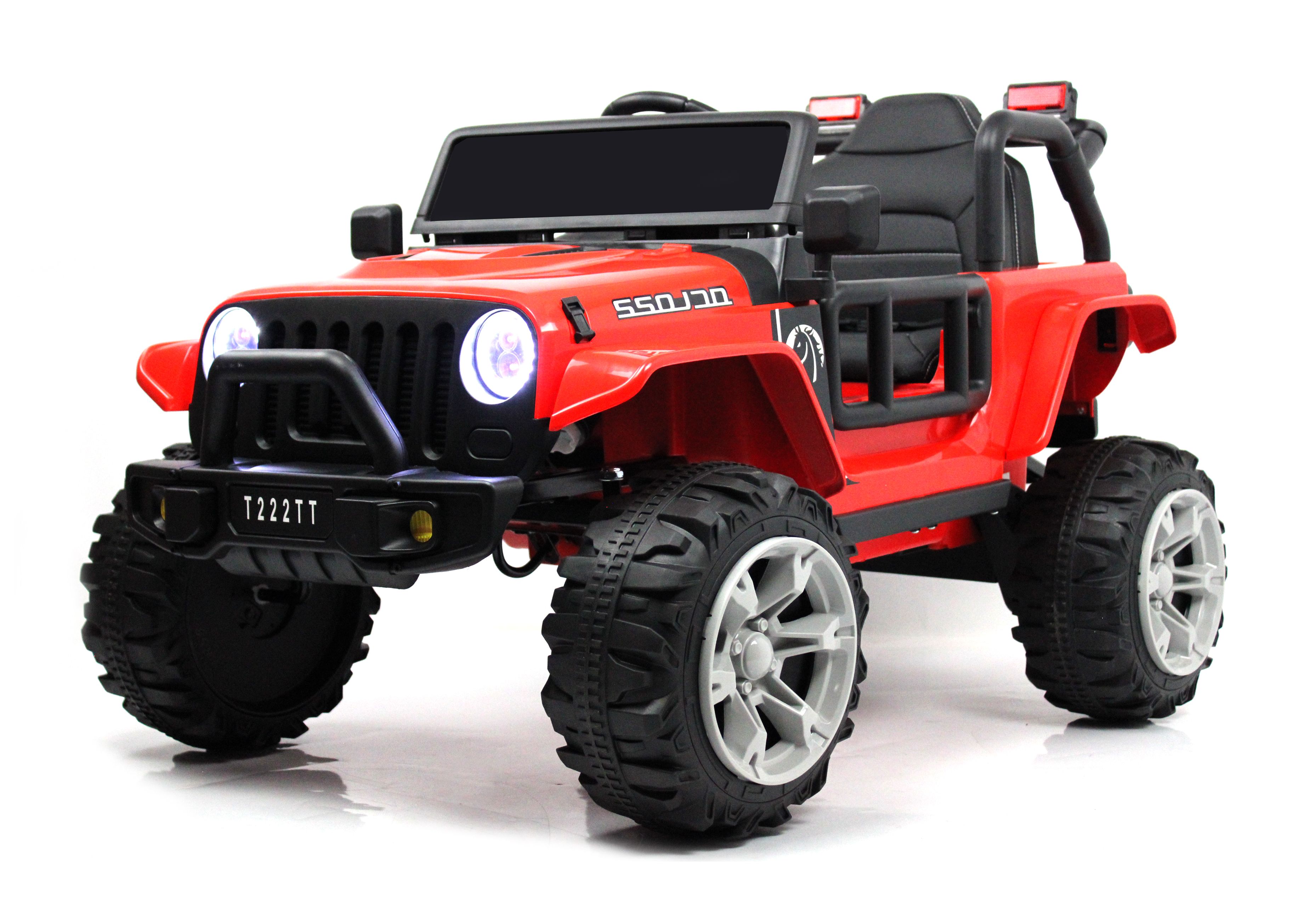 Электромобиль RIVERTOYS T222TT-4WD-RED С пультом ДУ - фото 32