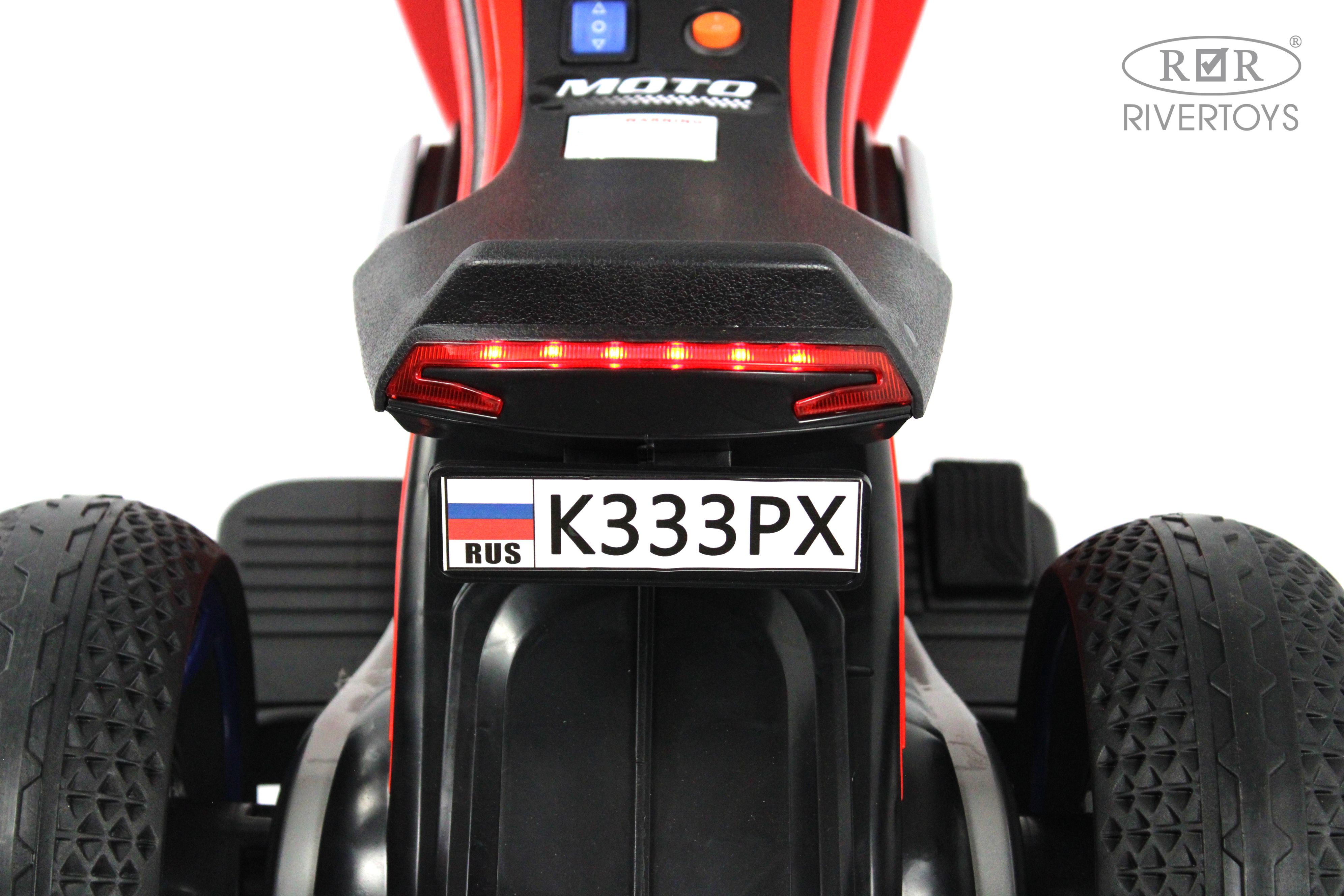 Электромобиль RIVERTOYS K333PX-RED - фото 16